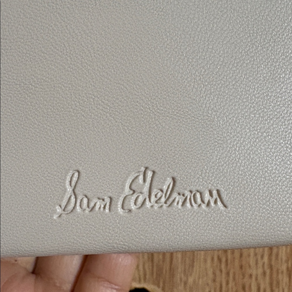 Sam Edelman Cream Quilted Crossbody Bag - Picture 8 of 14